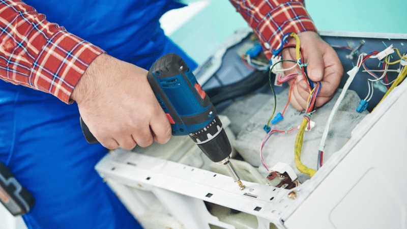 Elmadağ Mdv Mdv çamaşır makinesi kart tamiri – Su almama arızası orijinal parça ile giderildi. - Teknik servis örneği